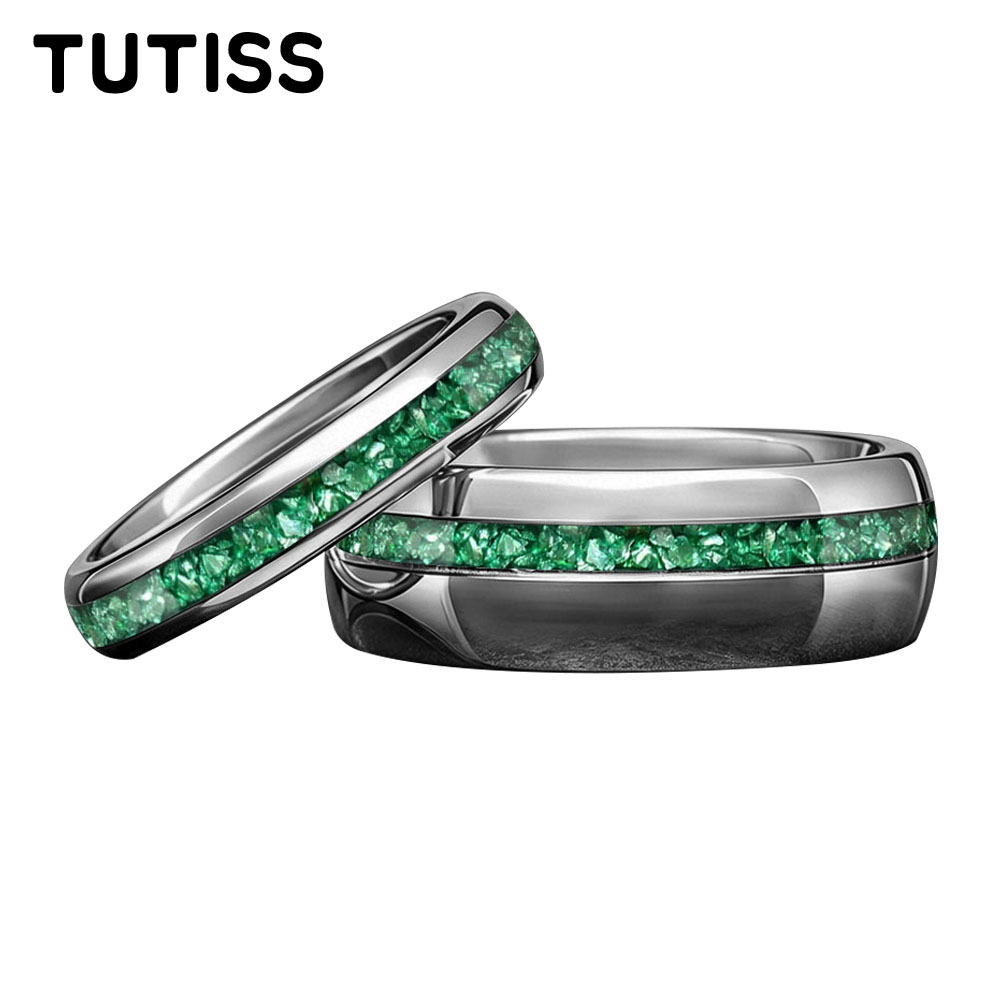 Coupling 8Mm - Anel de casamento exclusivo em tungstênio