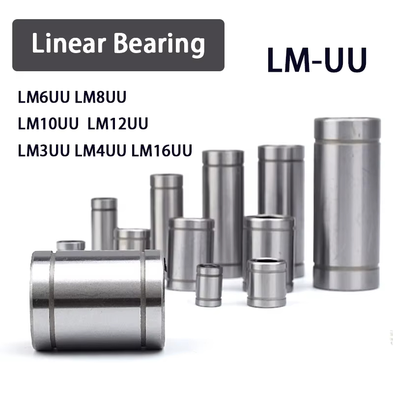 Lm8Uu Bearing - 10 peças LM8 LM8UU LM3UU LM10UU