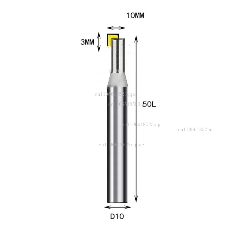 End Mill - Fresa CNC de Diamante MCD, Comprimento