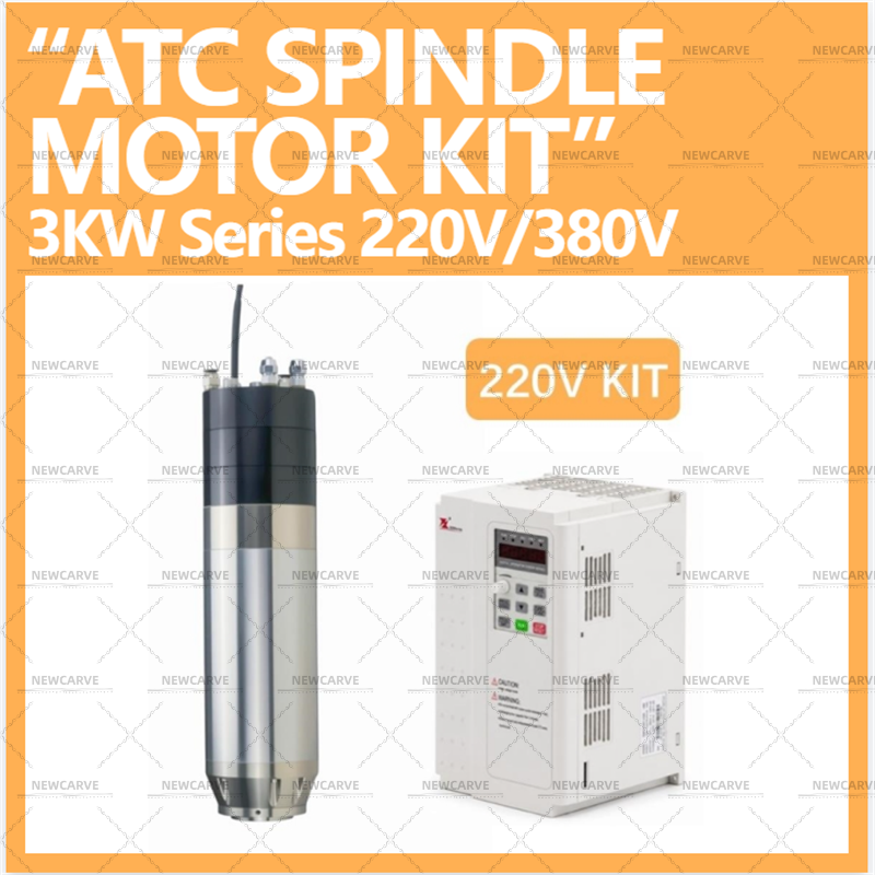 Water Cooled Spindle - Kit de Motor de Eixo +