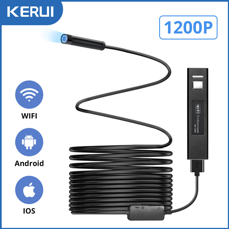 Coupling 8Mm - Kerui-mini wifi endoscópio, conector micro usb,