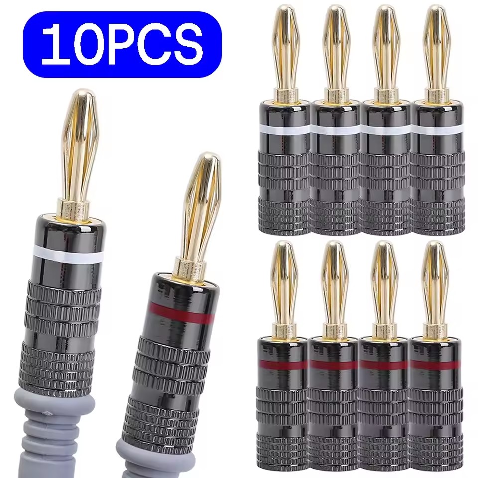 1-10 unidades, plugues banana  - Coupling 8Mm avaliação e preço