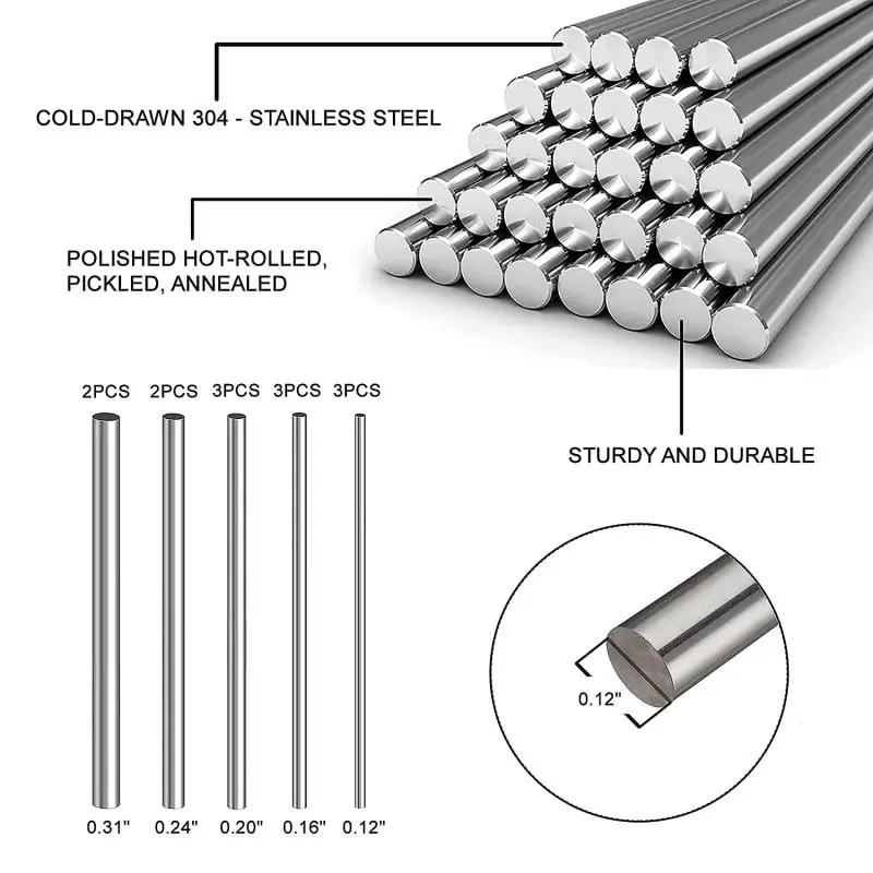 Barra redonda sólida de aço in - Linear Rod 8Mm avaliação e preço