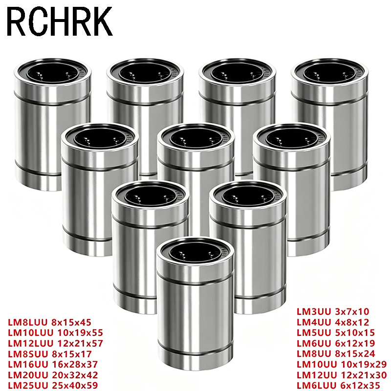 4/10 PEÇAS LM8UU LM10UU LM16UU - Lm8Uu Bearing avaliação e preço