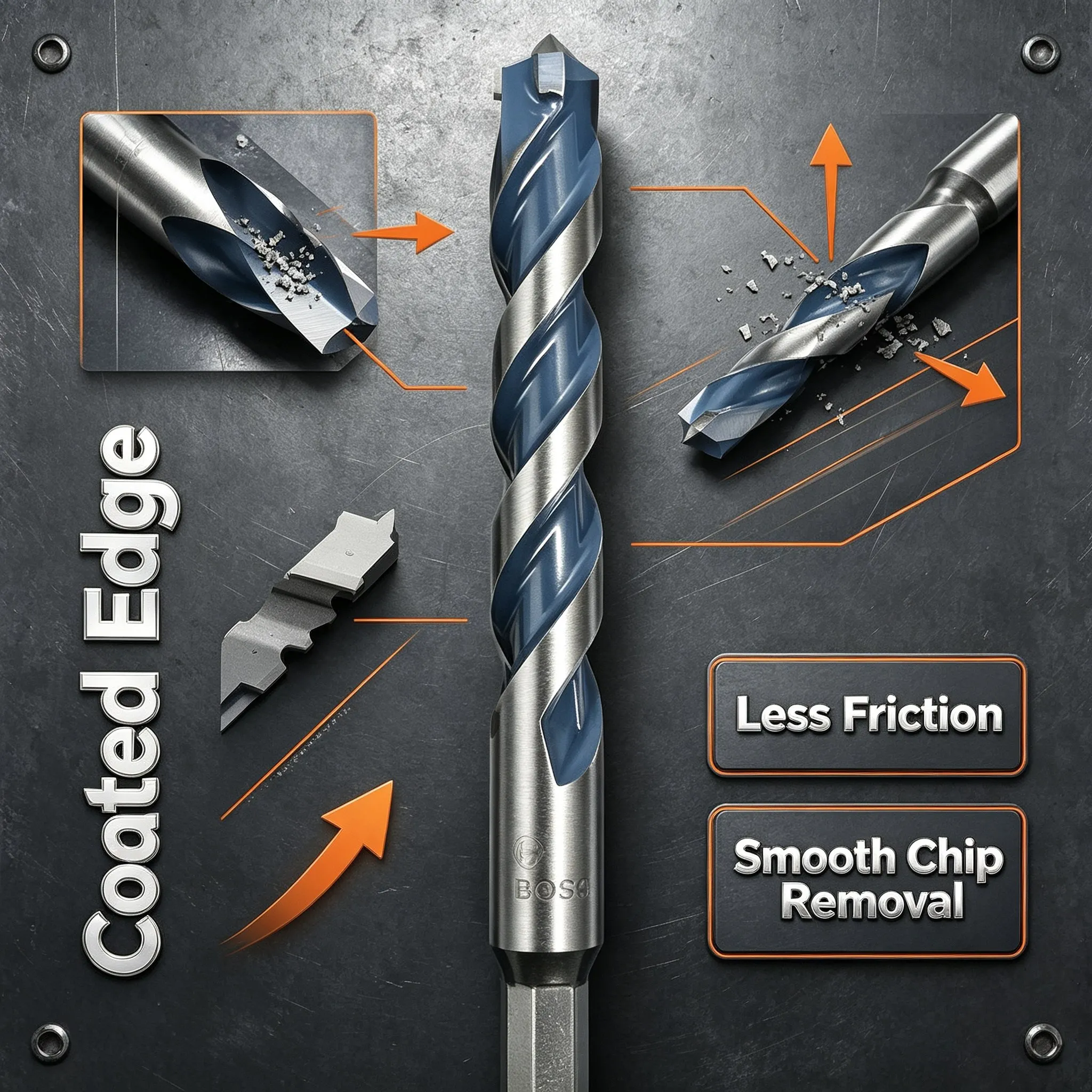 Broca Multiuso BOSCH EXPERT HE - Drill Bit Set avaliação e preço
