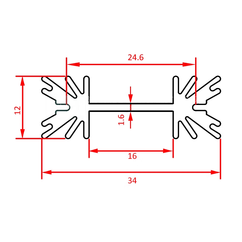 5 Peças Dissipador de Calor pa - Aluminium Extrusion avaliação e preço